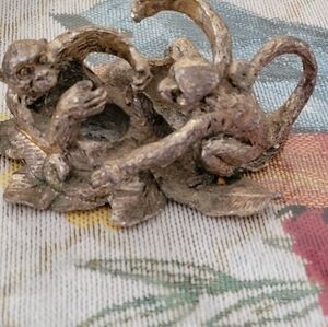 Vintage Decorative Monkey Figurine SALT AND PEPPER SHAKER